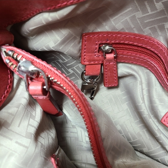 Cole Haan Vintage Red Genuine Leather Handbag Shoulderbag - Picture 9 of 15